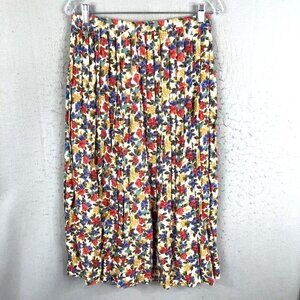 Vintage F  Maxi Skirt Women 6 Flower Farmhouse Modest Cottage Core Western Retro